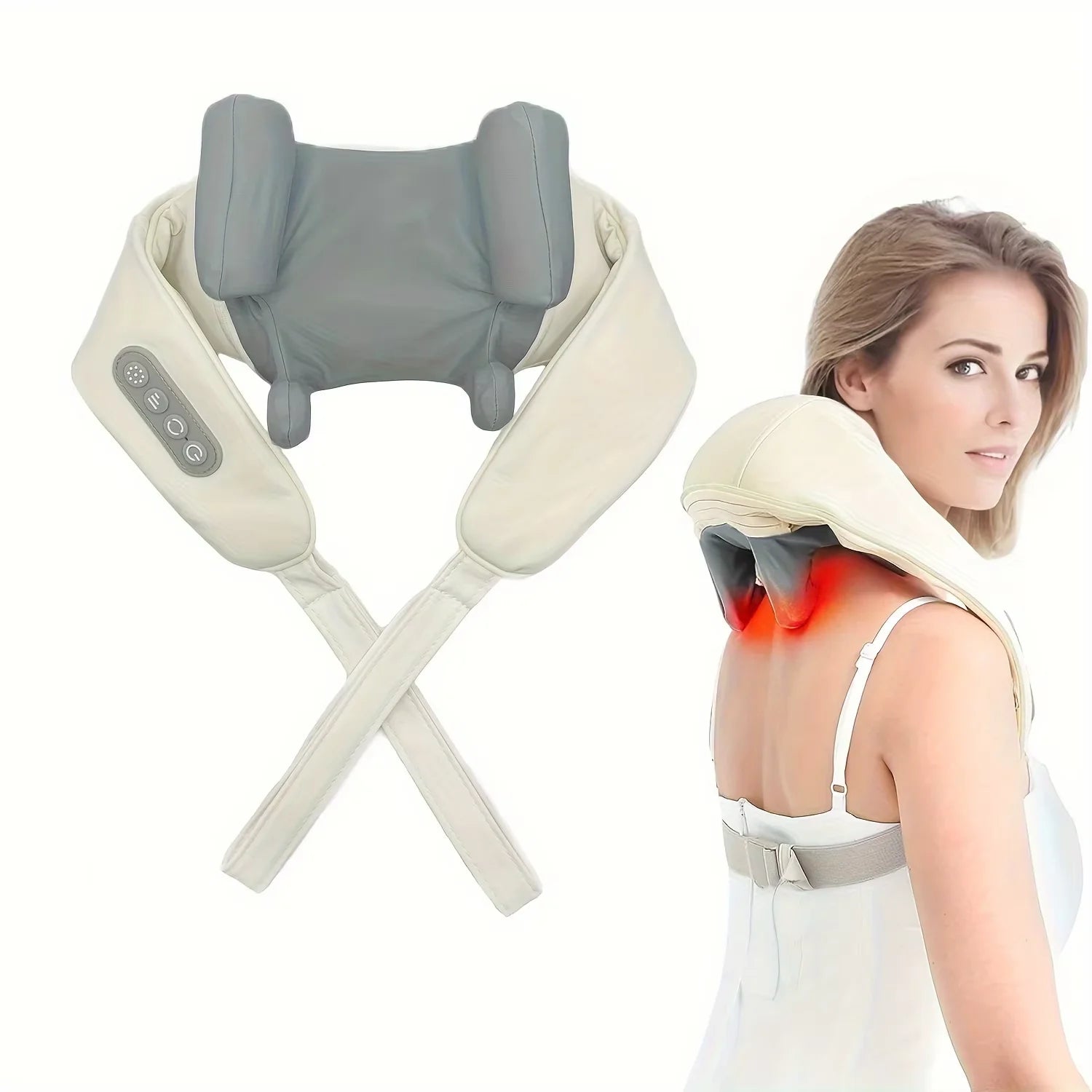 Winkals™-20W Wireless Deep Tissue Neck Massager - Ultimate Relief for Trapezius Muscle Tension