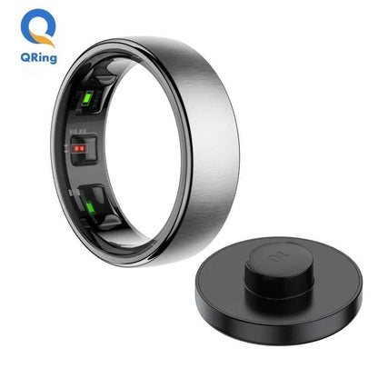 smart ring health tracker - Advanced Health & Sleep Monitor, Wireless Charging, 5ATM Waterproof, Multi-Sport Compatibility